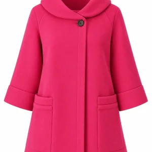 Cardigan din stofa model tip jacheta C42