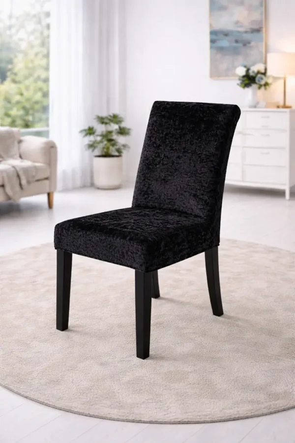 Set Huse Scaune 6 Piese – Catifea Elastica ATS19 - imagine 2