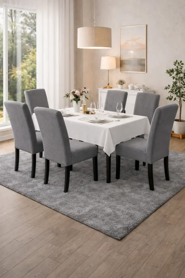 Set Huse Scaune 6 Piese – Bumbac Elastic ATS2