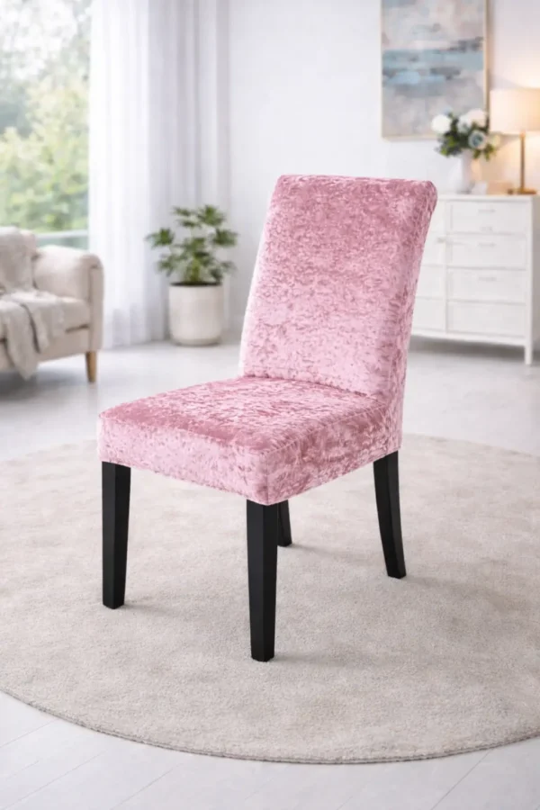 Set Huse Scaune 6 Piese – Catifea Elastica ATS26 - imagine 2
