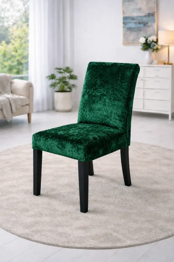 Set Huse Scaune 6 Piese – Catifea Elastica ATS27 - imagine 2