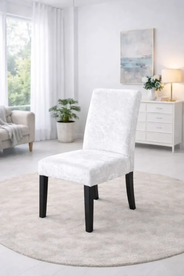 Set Huse Scaune 6 Piese – Catifea Elastica ATS28 - imagine 2