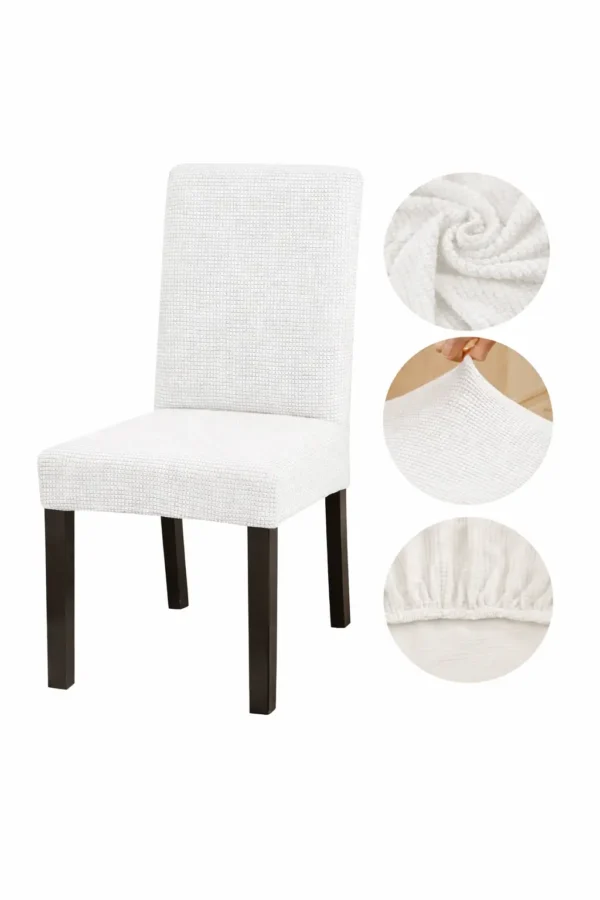 Set Huse Scaune 6 Piese – Bumbac Elastic ATS3 - imagine 2