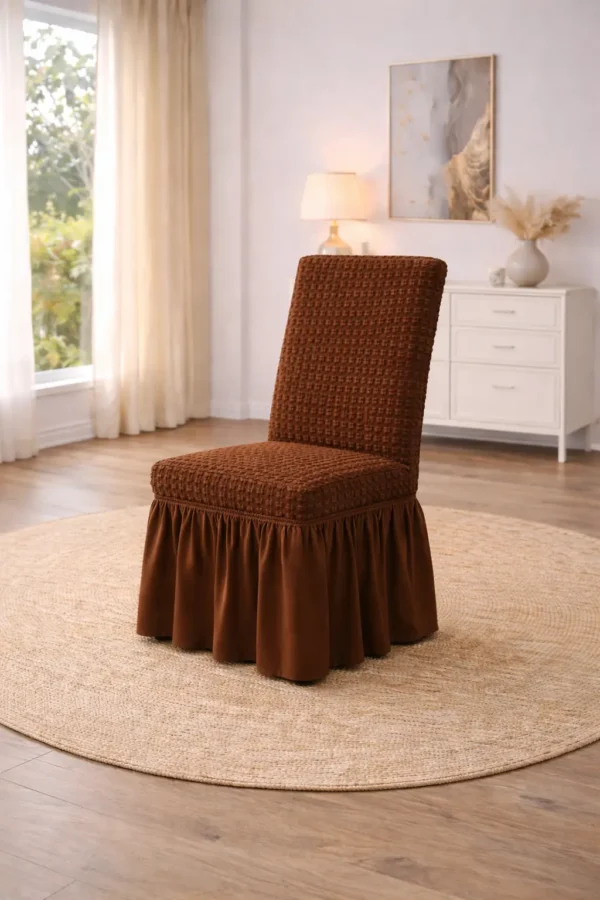 Set Huse Scaune 6 Piese – Bumbac Elastic ATS35 - imagine 2