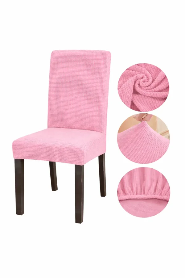 Set Huse Scaune 6 Piese – Bumbac Elastic ATS5 - imagine 2