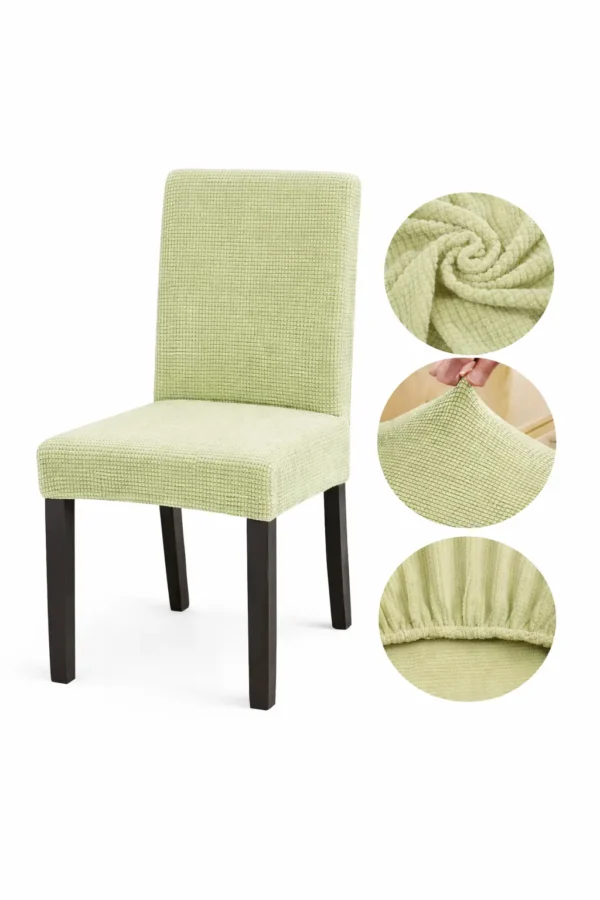 Set Huse Scaune 6 Piese – Bumbac Elastic ATS9 - imagine 2