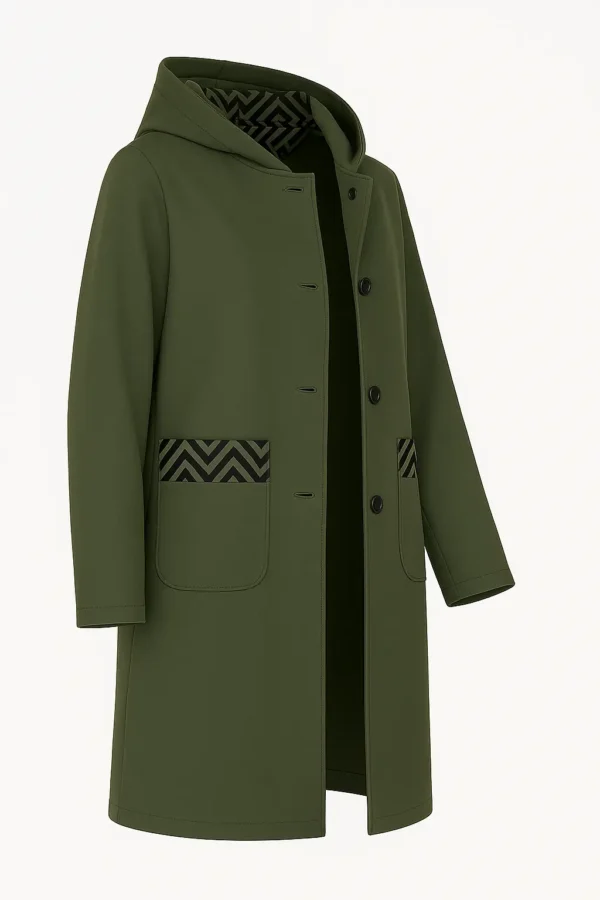 Cardigan din stofa model tip jacheta C100