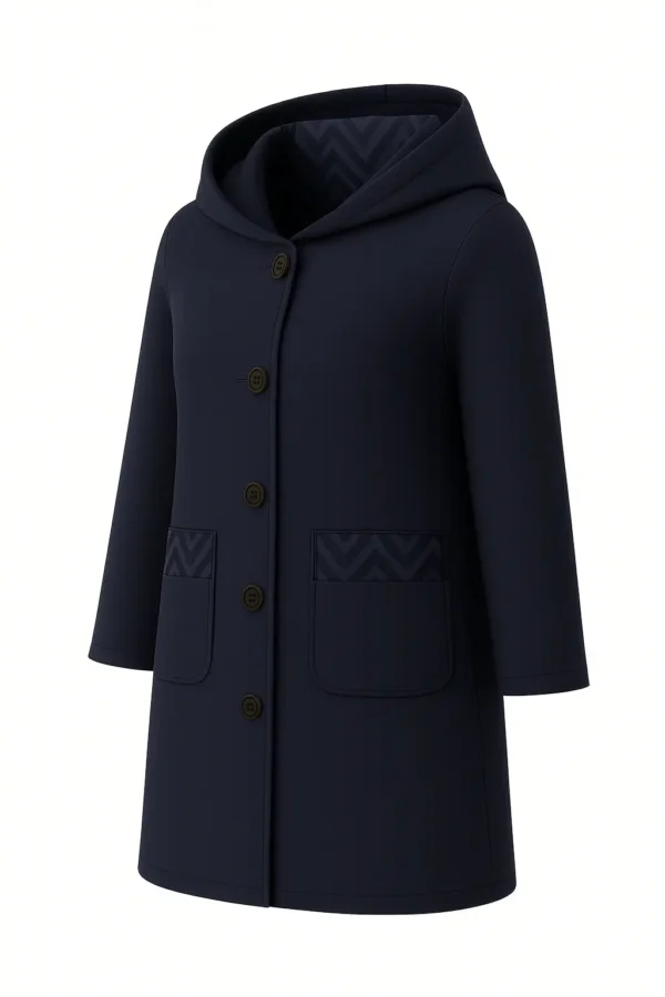 Cardigan din stofa model tip jacheta C102