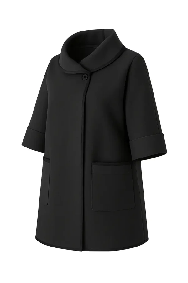 REDCUERE  Cardigan din stofa model tip jacheta C109