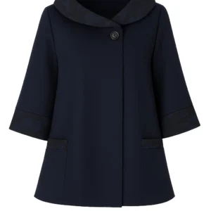 Cardigan din stofa model tip jacheta C36