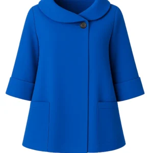 Cardigan din stofa model tip jacheta C40