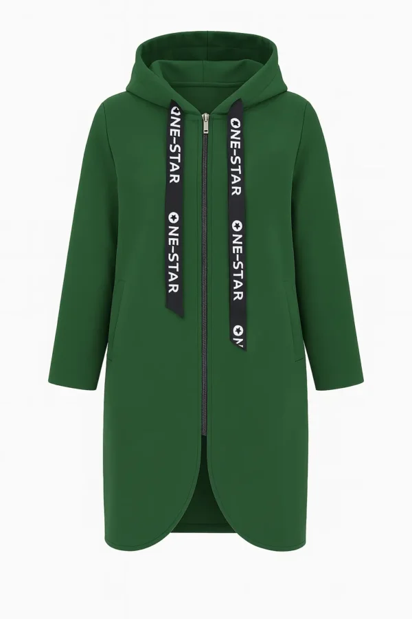 Cardigan din stofa model tip jacheta C52