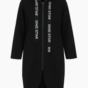 Cardigan din stofa model tip jacheta C54