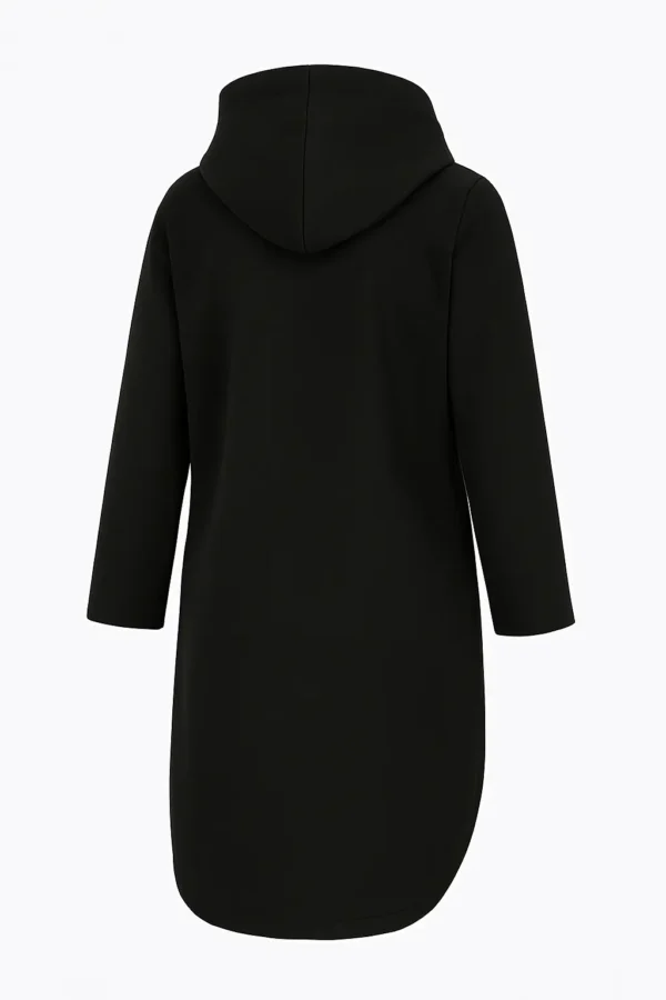 Cardigan din stofa model tip jacheta C54 - imagine 3