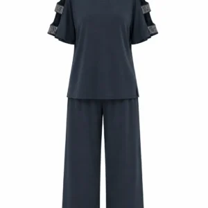 Compleu elegant lejer cu pantaloni Andra CA01