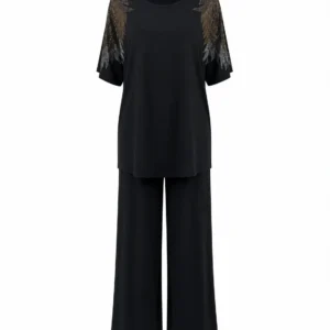Compleu elegant lejer cu pantaloni Andra CA02