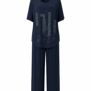 Compleu elegant lejer cu pantaloni Andra CA04