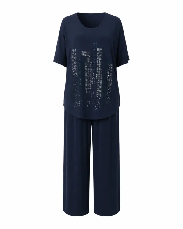 Compleu elegant lejer cu pantaloni Andra CA04
