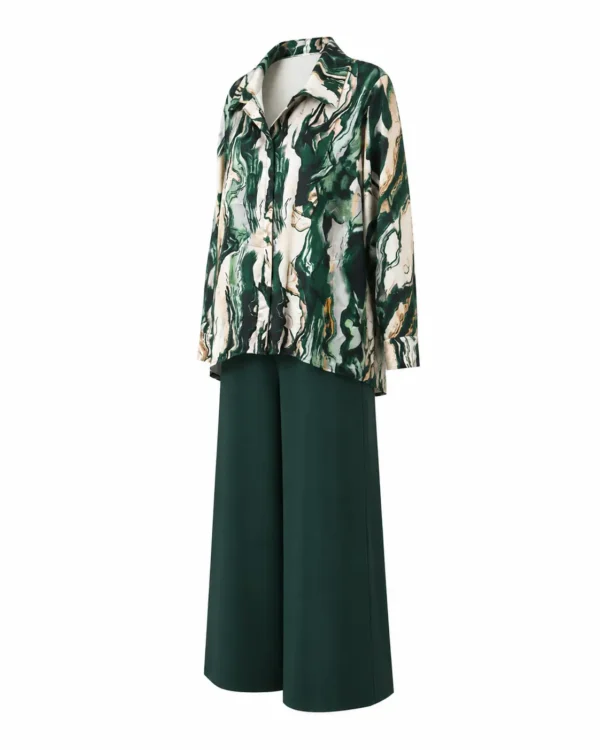Compleu satinat elegant DENISA CAD01 - imagine 2