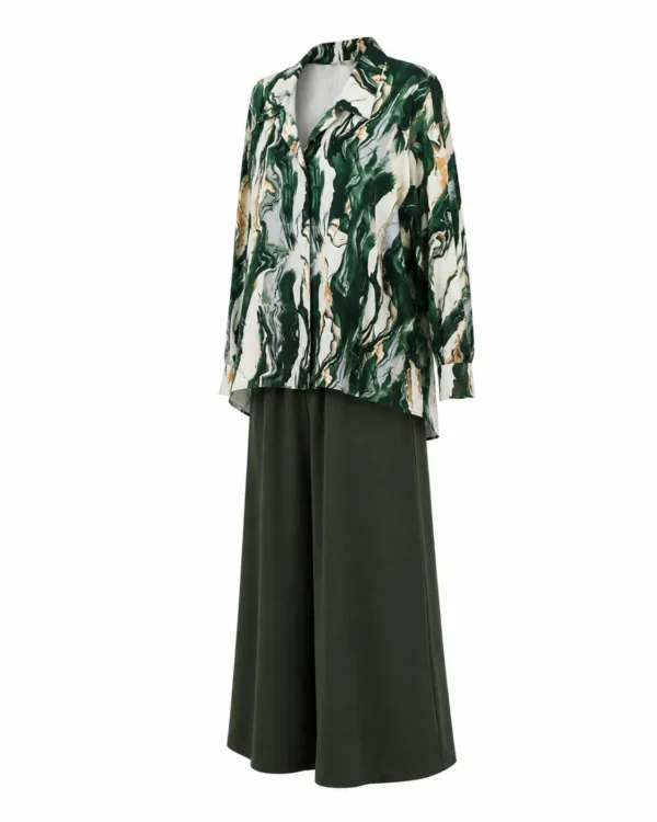 Compleu satinat elegant DENISA CAD02 - imagine 2