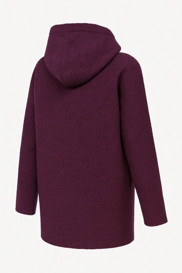 REDUCERE Cardigan damă cu glugă din material buclat Cod Produs CH07 - imagine 3