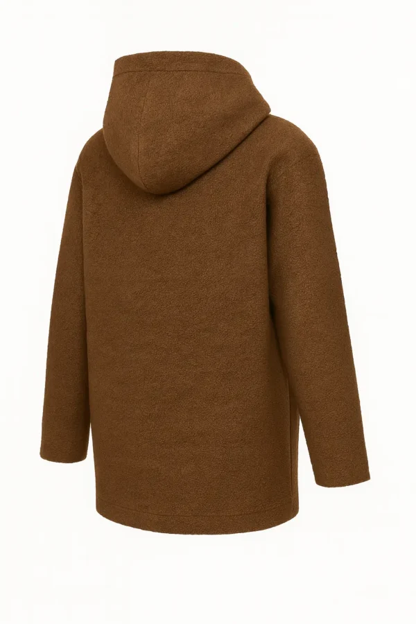 REDUCERE Cardigan damă cu glugă din material buclat Cod Produs CH08 - imagine 3