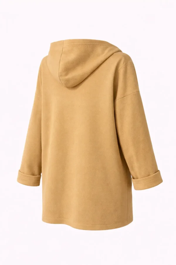 Cardigan damă cu glugă CH19 - imagine 3