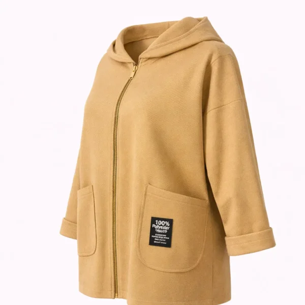 Cardigan damă cu glugă CH19 - imagine 2