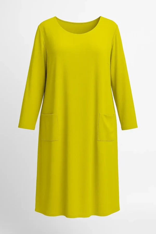 Rochie lejeră cu buzunare  R194 - imagine 2