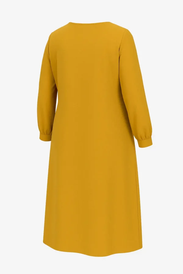 Rochie lejeră cu mâneci lungi  R198 - imagine 3