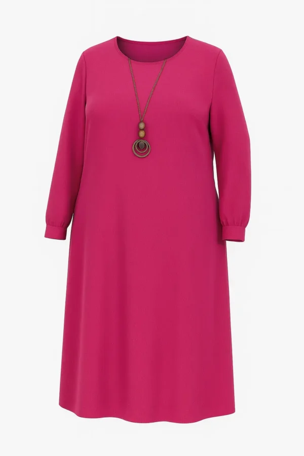 Rochie lejeră cu mâneci lungi  R199