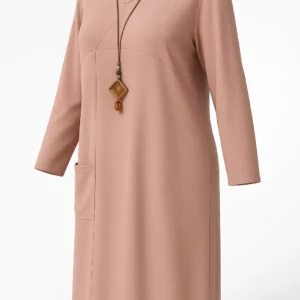Rochie lejeră cu decolteu în V R205