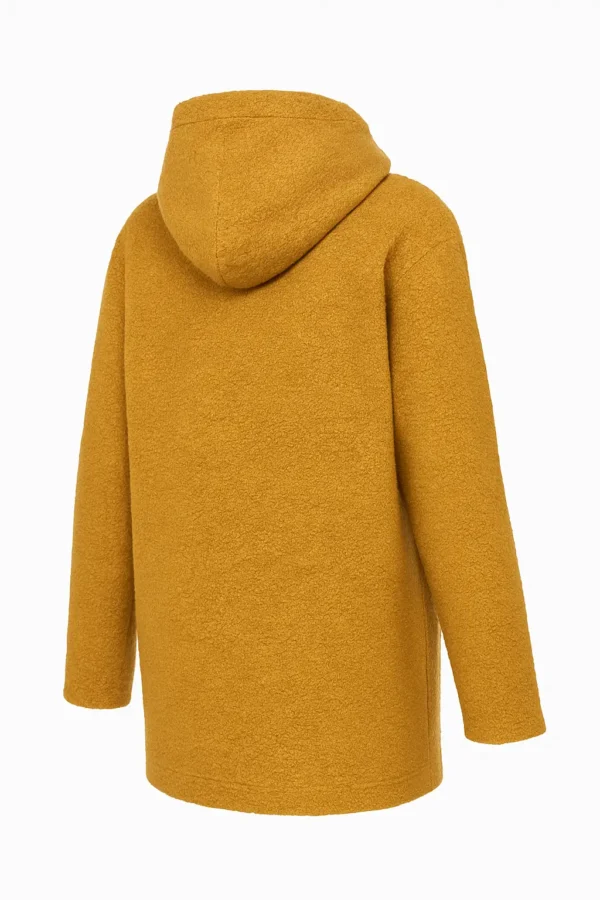 REDUCERE Cardigan damă cu glugă din material buclat Cod Produs CH01 - imagine 3