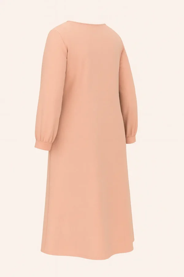 Rochie lejeră cu mâneci lungi  R201 - imagine 3