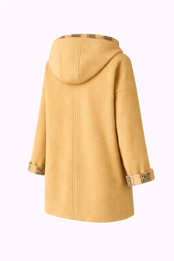 Cardigan damă cu glugă CH23 - imagine 3