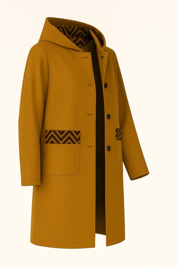 Cardigan din stofa model tip jacheta C100M