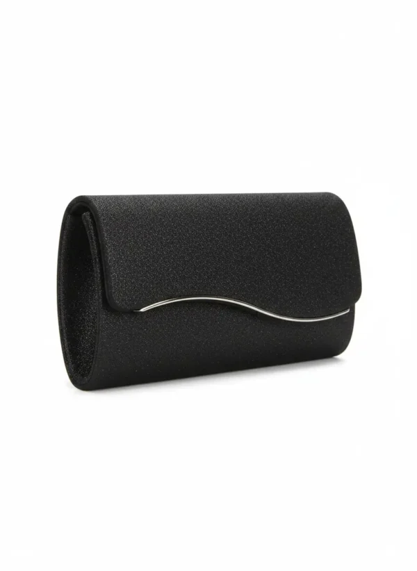 Plic de Ocazie Negru cu Accesoriu Metalic GD10