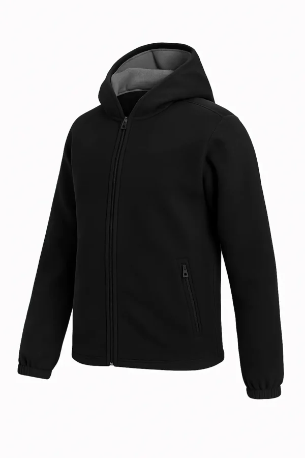 Hanorac damă polar gros pentru sezonul rece H15 - imagine 2