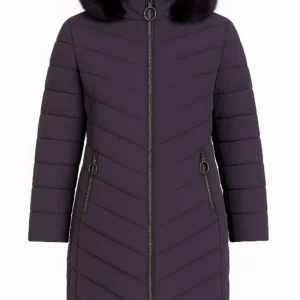 Geacă damă elegantă cu blană naturală J39