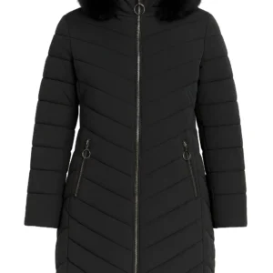 Geacă damă elegantă cu blană naturală J40