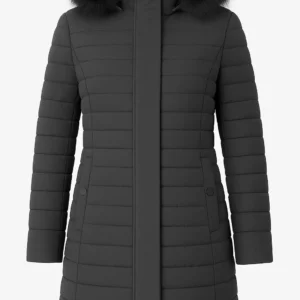 Geacă damă elegantă cu blană naturală J47