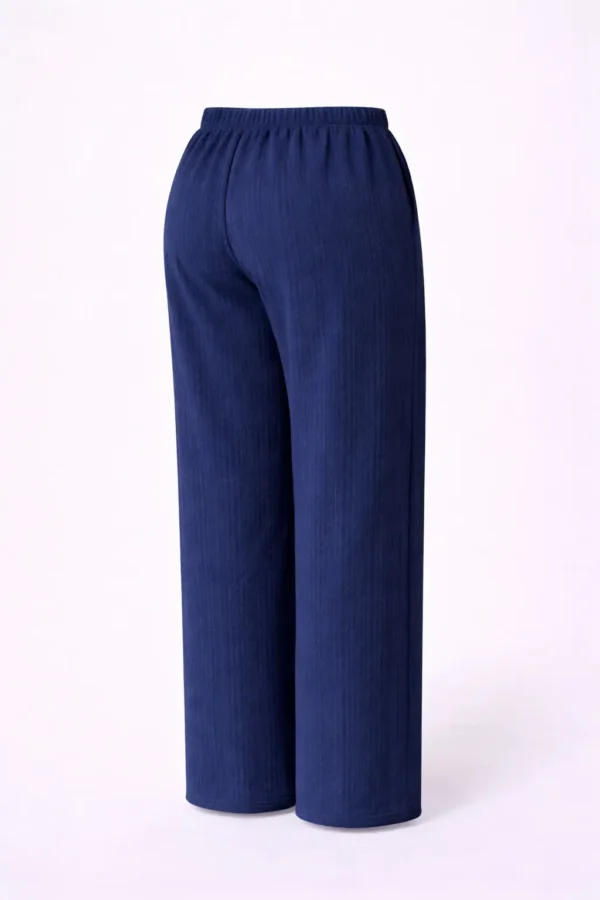 Pantaloni mărimi mari de damă cu buzunare PT13 - imagine 3