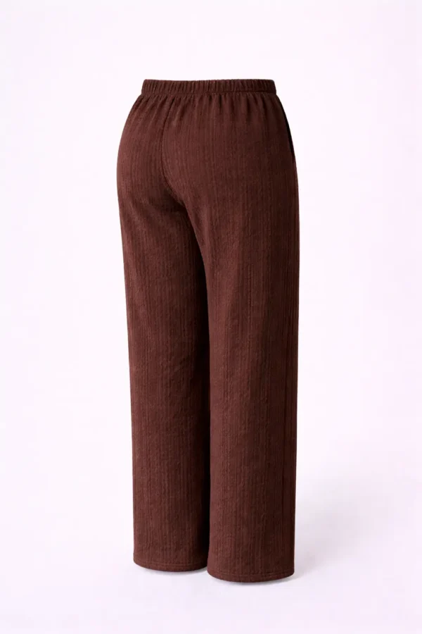 Pantaloni mărimi mari de damă cu buzunare PT14 - imagine 3