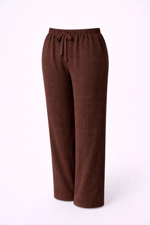 Pantaloni mărimi mari de damă cu buzunare PT14 - imagine 2