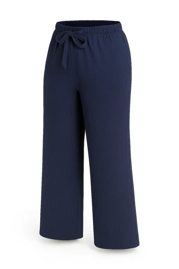 Pantaloni lejeri cu dungi fine model PD02