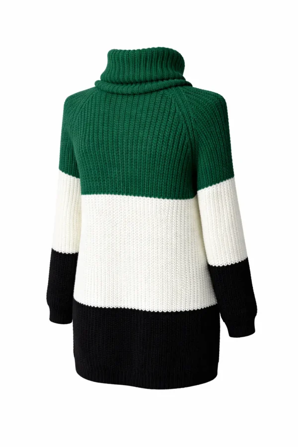 Pulovar Tricotat cu Broderie PTB01 - imagine 3