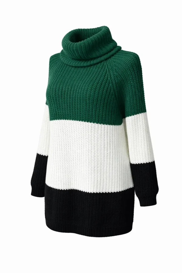 Pulovar Tricotat cu Broderie PTB01 - imagine 2