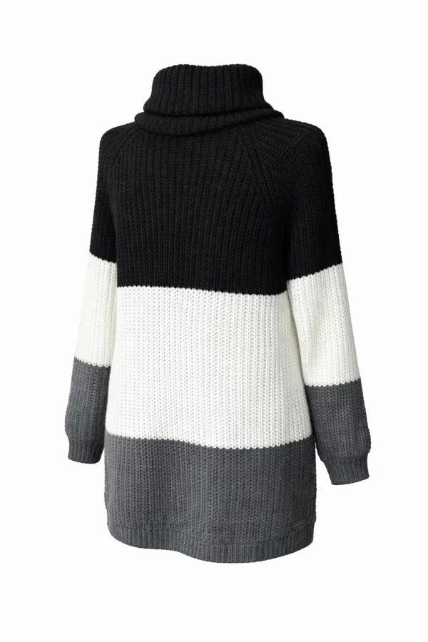 Pulovar Tricotat cu Broderie PTB02 - imagine 3