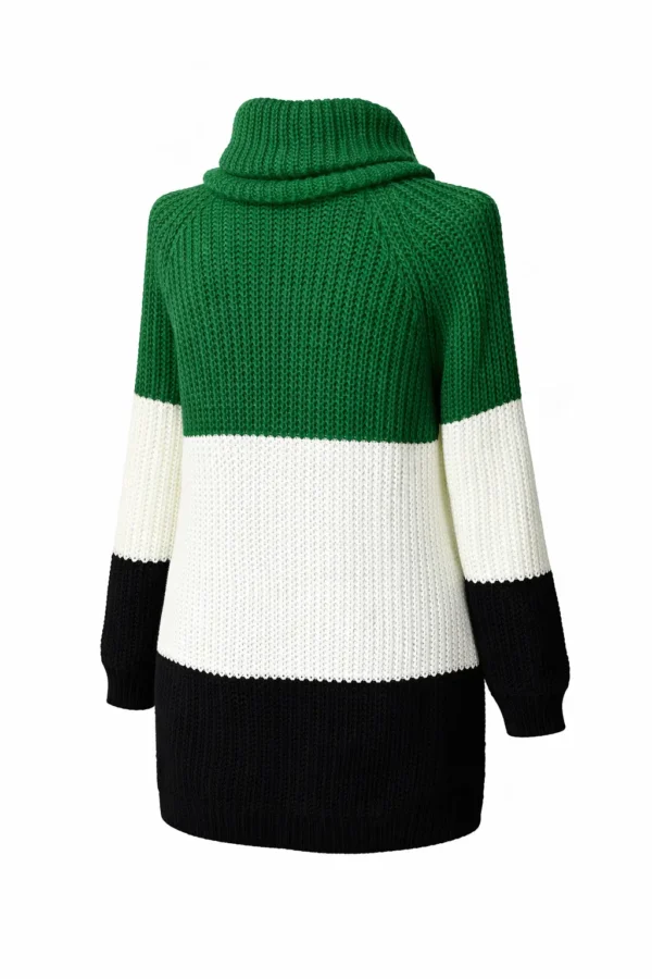Pulovar Tricotat cu Broderie PTB04 - imagine 3