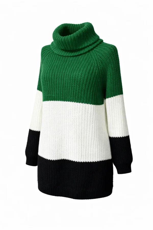 Pulovar Tricotat cu Broderie PTB04 - imagine 2